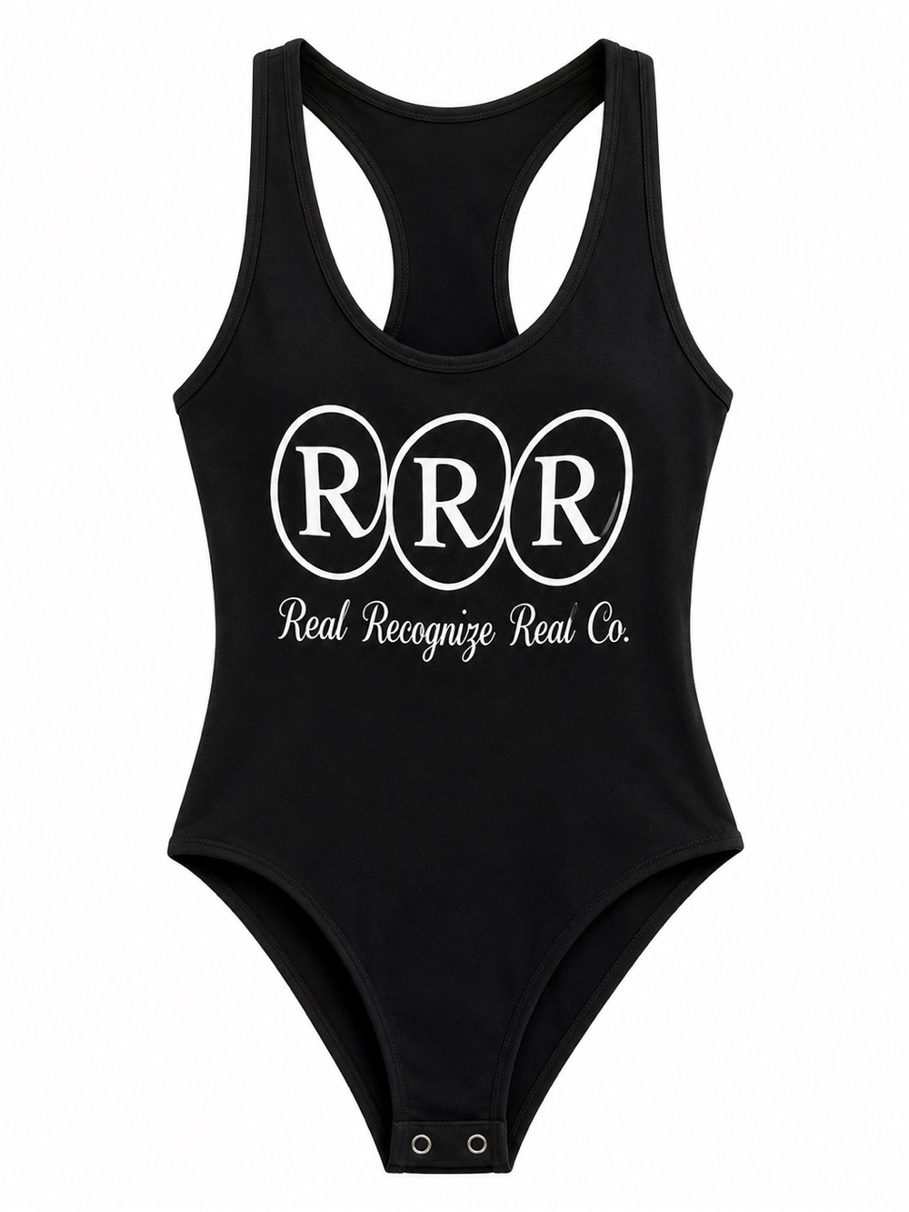 BLACK REAL RECOGNIZE REAL TANK BODY SUIT